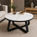 Luxury Modern Round Marble Center Table