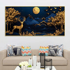 luxury-nature-deer-canvas-painting-for-decoration