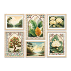 Luxury Nature Wall Art Frame Set of 6 for Home & Office