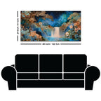 Luxury Night Waterfall Canvas Painting for Home & Office