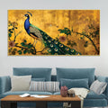 Luxury Peacock Canvas Wall Painting for Bedroom