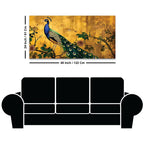 Luxury Peacock Canvas Wall Painting for Bedroom