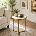 luxury-round-marble-top-side-table