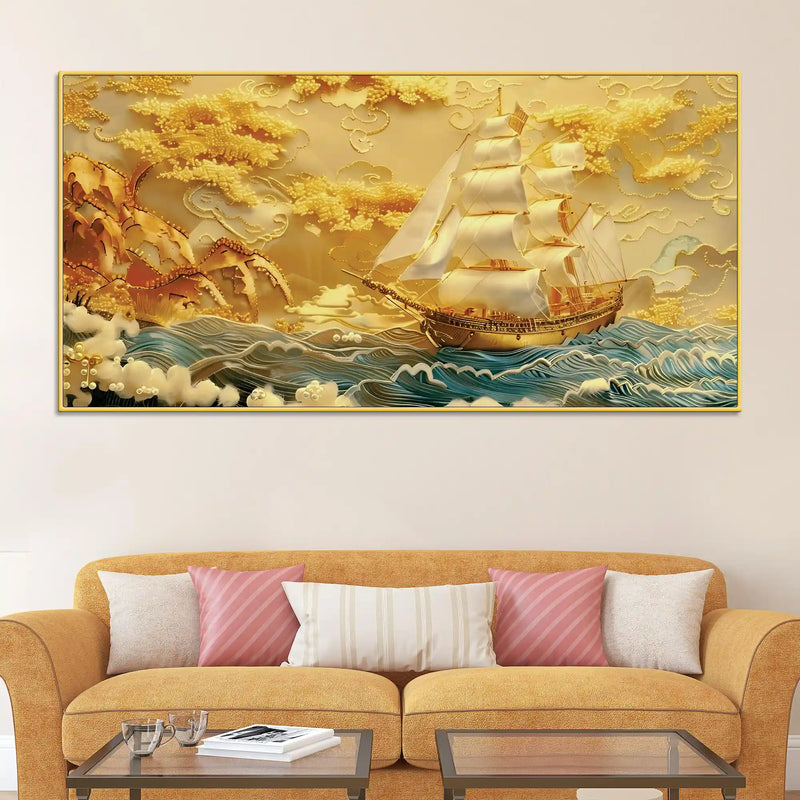 luxury-sailing-ship-canvas-painting-for-wall-decor