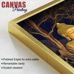 Luxury Spiritual Buddha Wall Canvas Painting for Modern Home