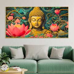 luxury-spiritual-buddha-wall-painting-for-home-living-room