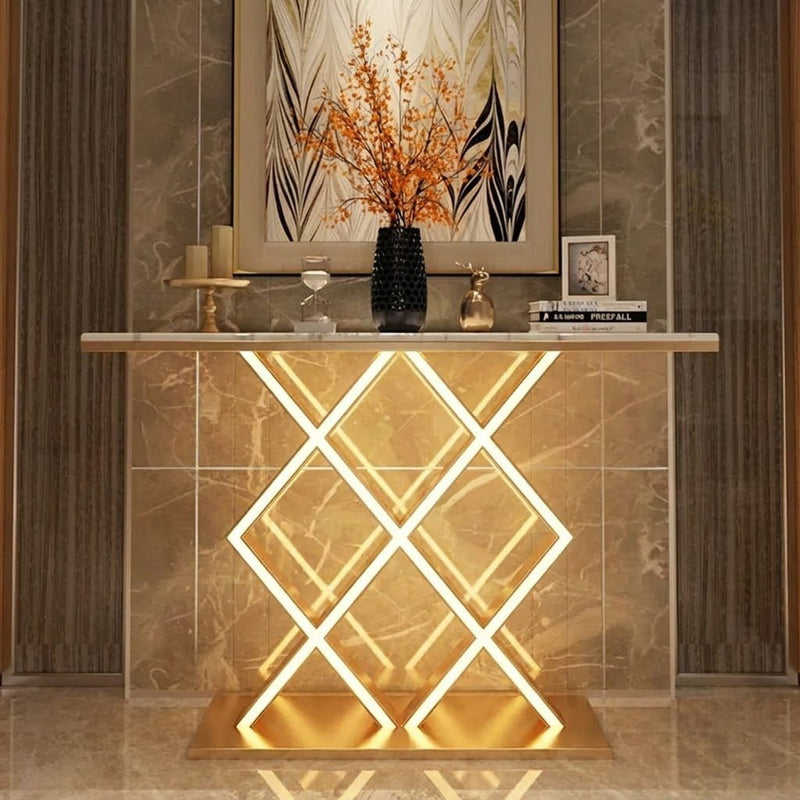 Luxury Style LED Console Table | Designer Modern Home Decor (SS 302)