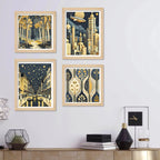 Luxury Style Wall Art Frame Set of 4