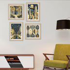 Luxury Style Wall Art Frame Set of 4