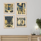 Luxury Style Wall Art Frame Set of 4