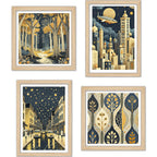 Luxury Style Wall Art Frame Set of 4