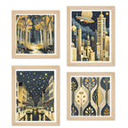 Luxury Style Wall Art Frame Set of 4