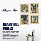 Luxury Style Wall Art Frame Set of 4