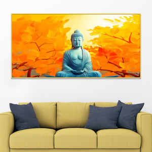 Luxury Stylish Buddha Wall Painting