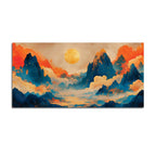 Luxury Sunset Abstract Canvas Wall Decor Painting