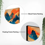 Luxury Sunset Abstract Canvas Wall Decor Painting