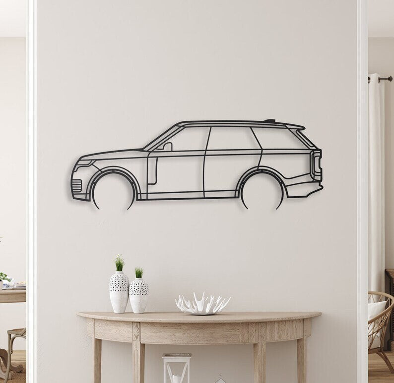 Luxury SUV Metal Wall Art for Modern Home & Office Décor