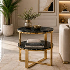 Luxury Table with Double Shelf for Luxury Living Room & Bedroom Décor