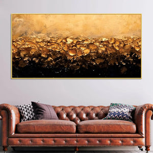 Luxury Textured Canvas Wall Art Abstract Painting for Stylish Home Decor