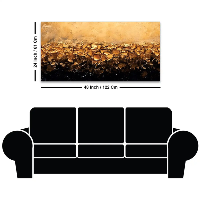 Luxury Textured Canvas Wall Art Abstract Painting for Stylish Home Decor