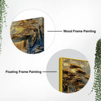 Luxury Textured Mountain Scene Abstract Canvas Painting for Home Decor