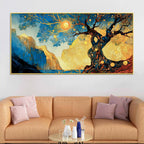 Luxury Tree of Life Abstract Canvas Painting for Home Decor