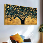 Luxury Tree of Life Canvas Wall Art Abstract Painting for Interiors