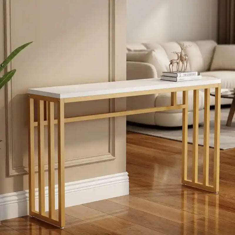 luxury-white-marble-console-table-with-golden-frame