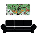 Madhubani Canvas Wall Painting for Wildlife Decor