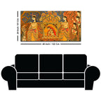 Madhubani Cultural Scene Painting | Premium Ethnic Home Decor