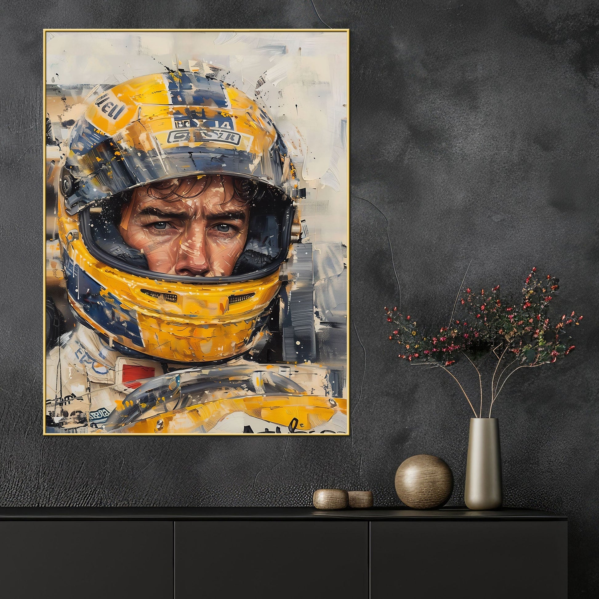 Magic Senna Last Drive Cotton Canvas Wall Painting