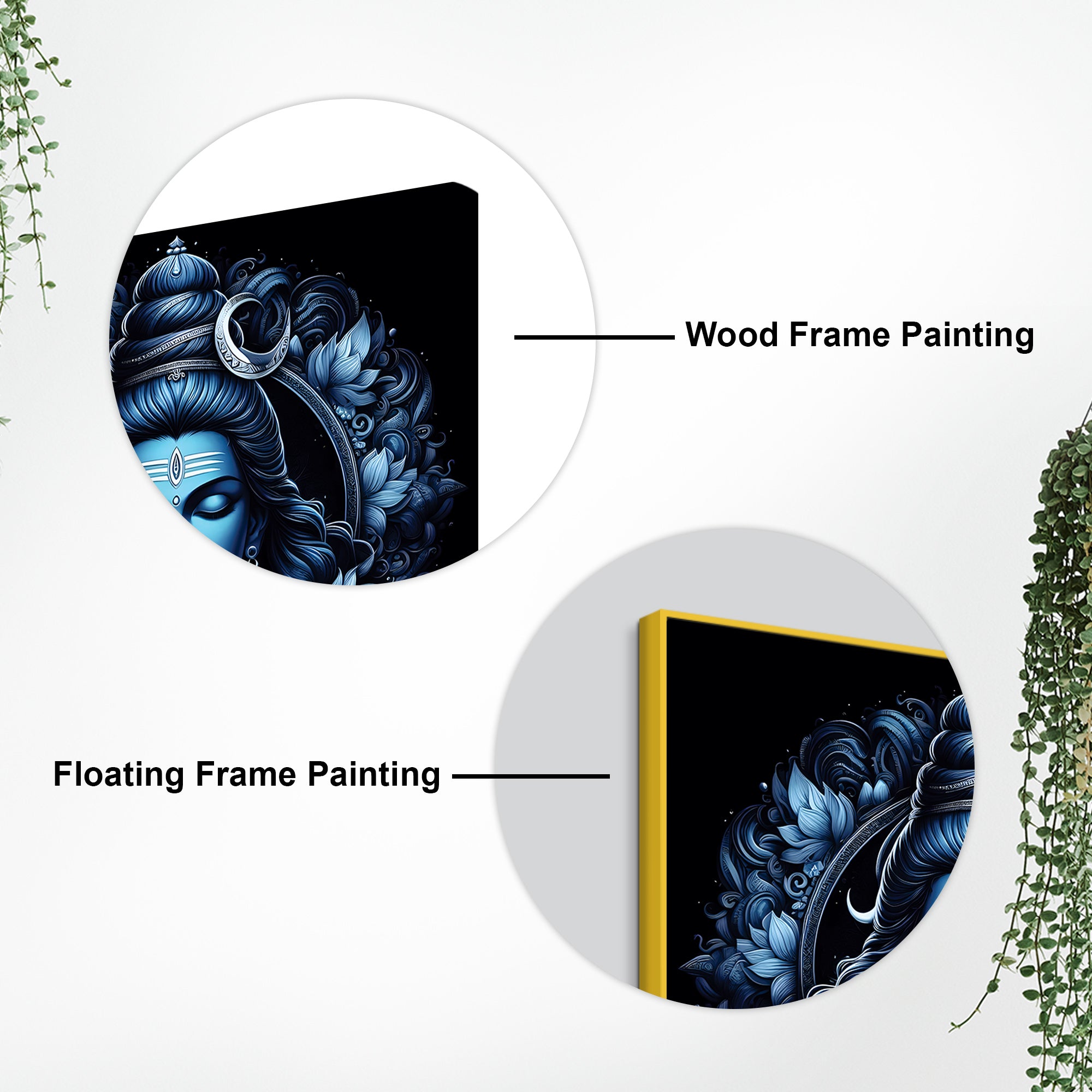 Mahadev Blissful Canvas Art Spiritual Wall Decor Painting