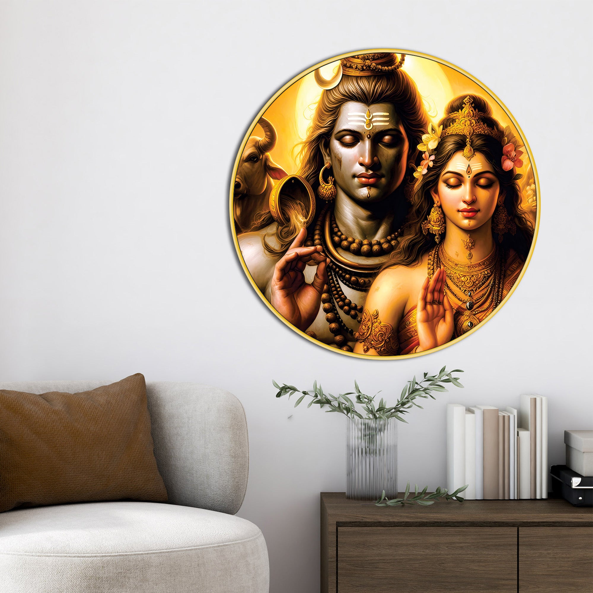  mahadev-blue-round-wall-art-designer-spiritual-decor