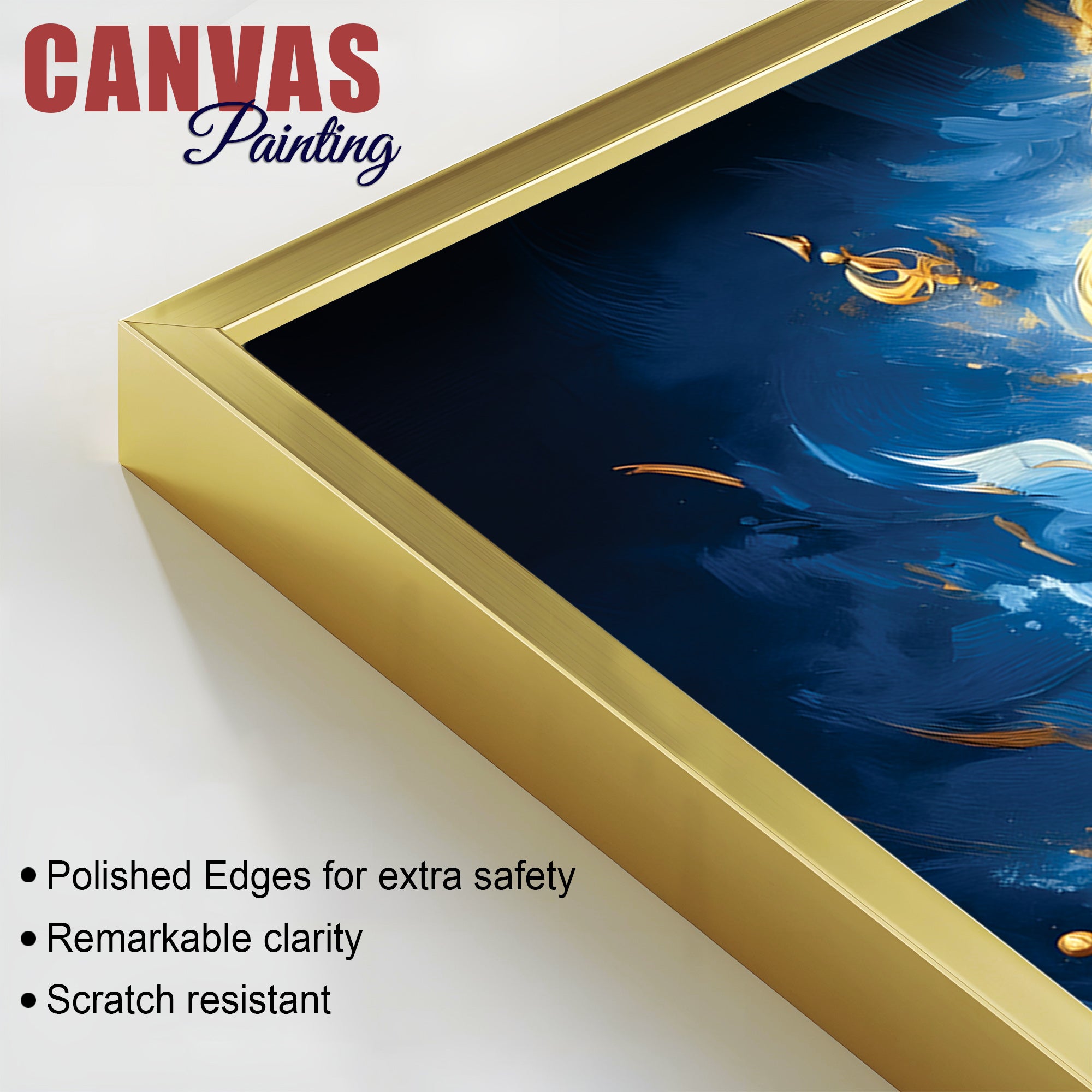 Mahadev Canvas Wall Painting Trishul Shiva Home Decor Art