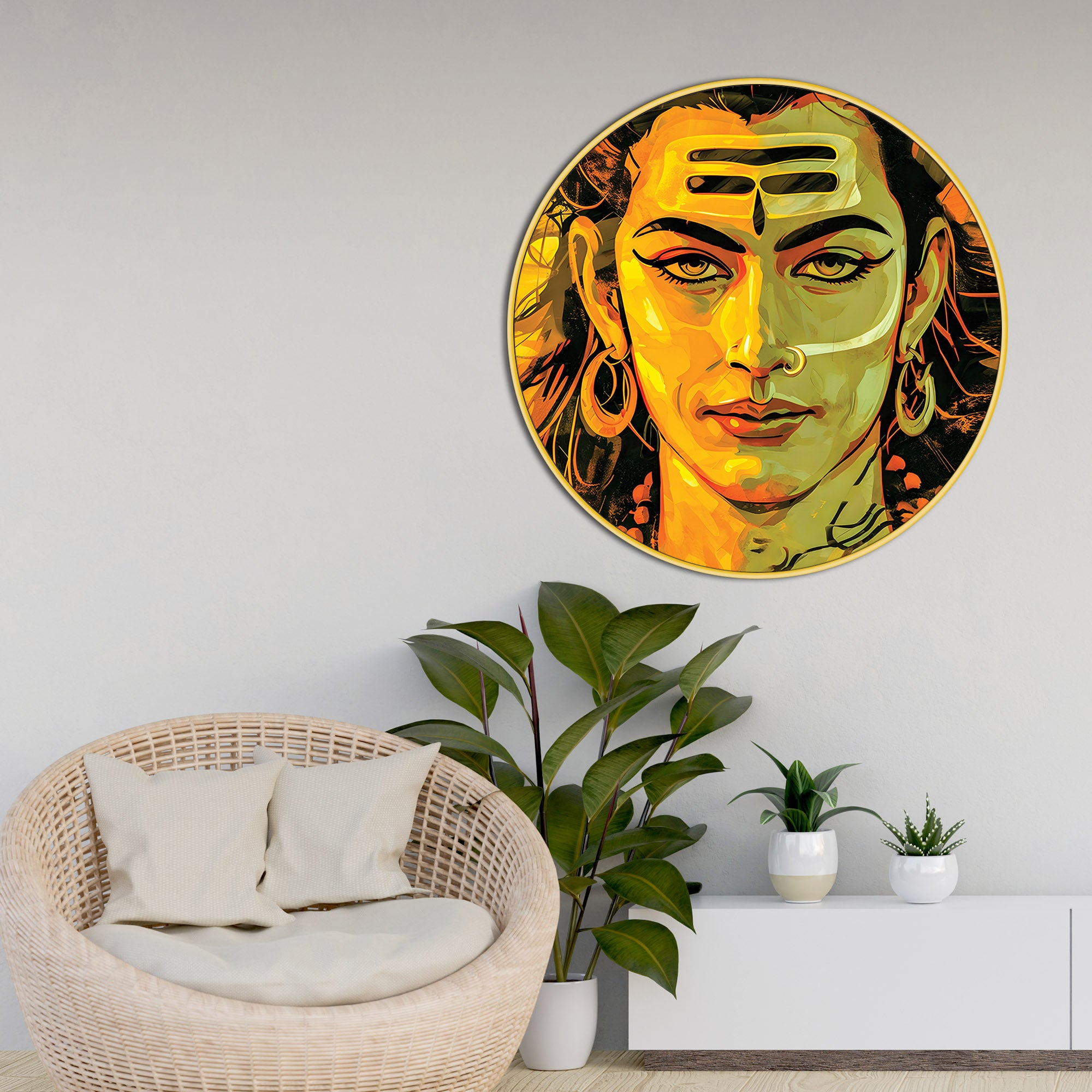 mahadev-cosmic-round-frame-contemporary-hindu-decor
