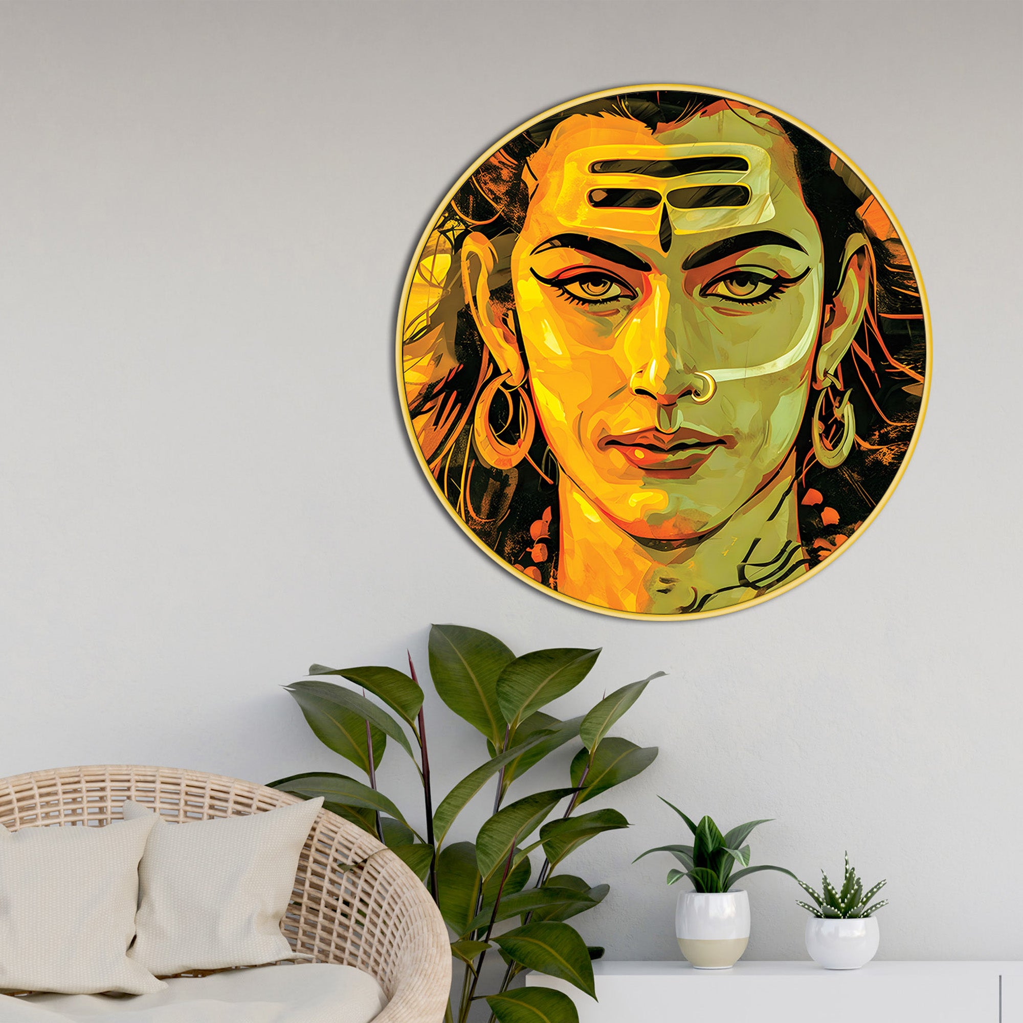  mahadev-cosmic-round-frame-contemporary-hindu-decor