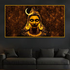 Mahadev Divine Energy Art Crystal Glass Luxury Painting