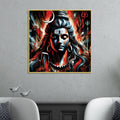 Mahadev Divine Energy Painting Lord Shiva Canvas Wall Art