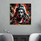 Mahadev Divine Energy Painting Lord Shiva Canvas Wall Art
