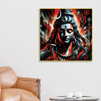 Mahadev Divine Energy Painting Lord Shiva Canvas Wall Art