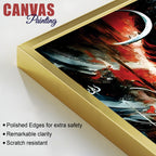 Mahadev Divine Energy Painting Lord Shiva Canvas Wall Art