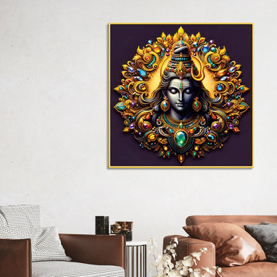 Mahadev Peaceful Aura Canvas Shiva Home Decor Painting