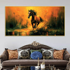 majestic-black-running-horse-abstract-stallion-canvas-wall-painting