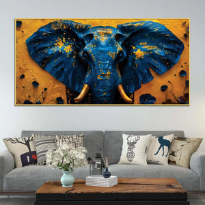 majestic-blue-elephant-face-with-golden-accents-luxury-canvas-wall-painting