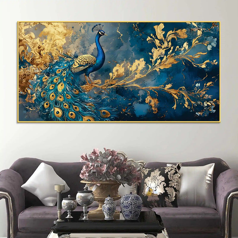 majestic-peacock-in-golden-bloom-canvas-wall-painting