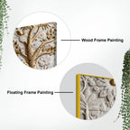 Majestic White Elephant in Enchanted Forest 3D Effect Canvas Wall Painting