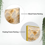 Majestic White & Golden Deer in Mountain Landscape 3D Canvas Wall Painting