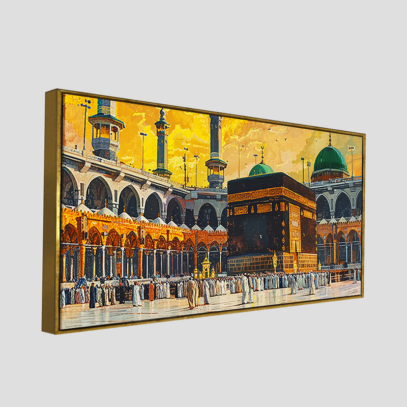 Makkah al-Mukarramah Kabba islamic Canvas Wall Painting