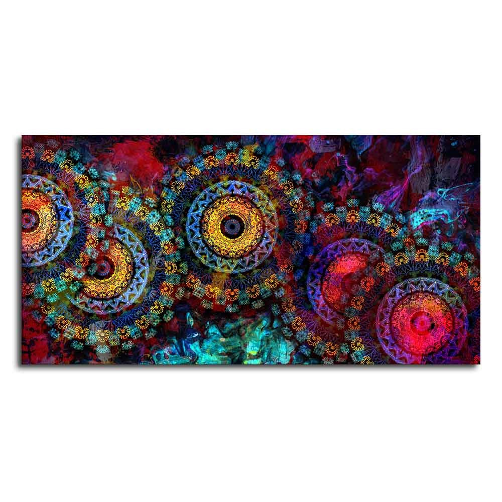 Mandala Art Dark Eyes Canvas Wall Painting