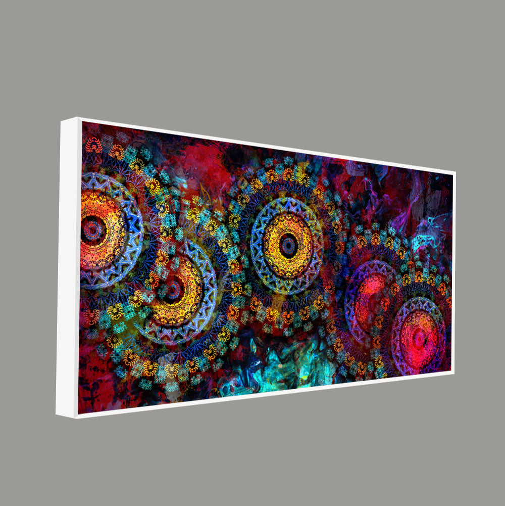 Mandala Art Dark Eyes Canvas Wall Painting